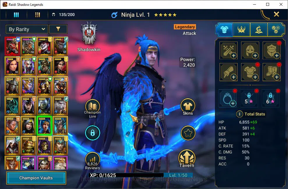 Raid: Shadow Legends Accounts Lv20 404K Power|1 Mythic(Ash'ner Dragonsoul)+25 Le image 7