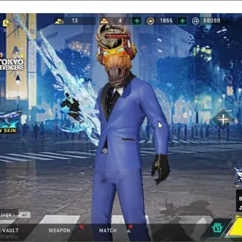 Blood Strike Collab Skin ASIA|ETERNAL DEagle-Scorpius|Collab BLEACH[QBZ95-H image 1