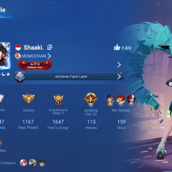 Honor of Kings Accounts Rare Skin Global|113H 159S|Blessed:Mai Shiranui|LnY26