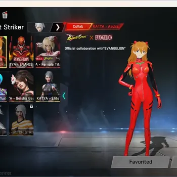 Blood Strike Accounts Collab Skin EU-MENA |Collab EVA KATYA|EternalMP7-Tidesong|Ultra Melee Scythe-Luna Slash|6 Collab Gun|3
