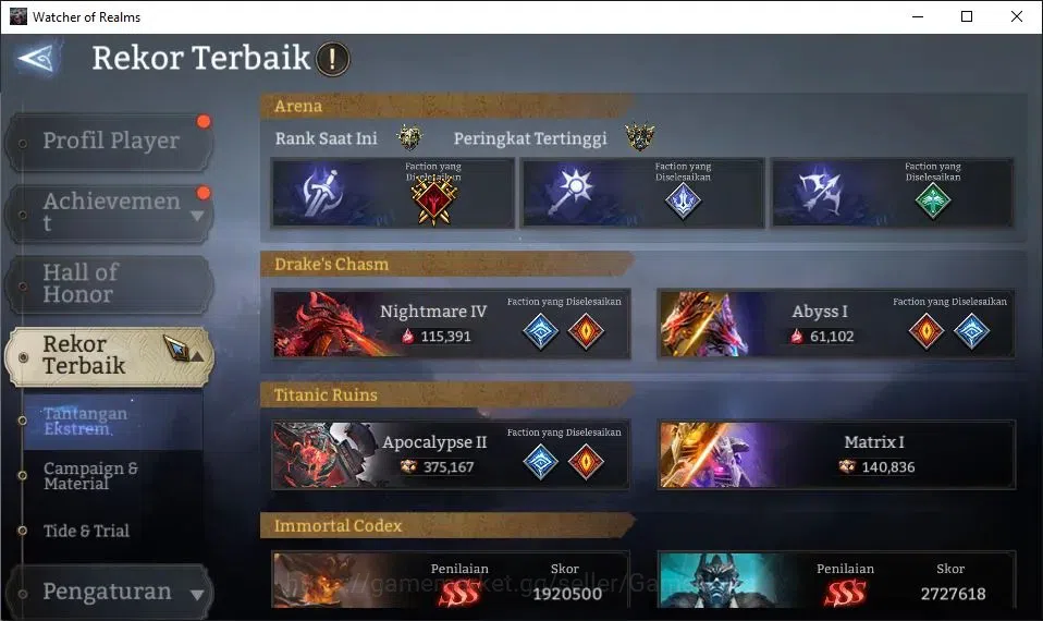 Watcher of Realms Accounts GLOBAL 60x|13M Power|8K Gems+Many Skin|17 Lord[Val image 7