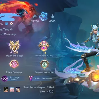 Mobile Legends: Bang Bang Accounts High Rank MLBB REOWNED 2 SKIN 265 | HIGH RANK IMORTAL *105 ,FULL HERO EMBLEM MAX,READY TO