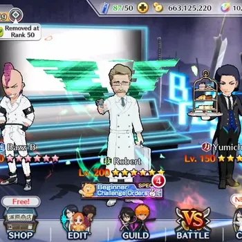 Bleach: Brave Souls Accounts Mid-Tier Global | 22K BP+10K Orb|Mid Story|Robert TYBW24|Bazz-B TYBW|Yumichika TMV|Check SS