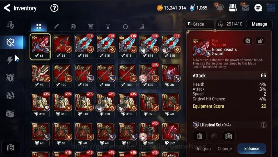 Epic Seven Accounts GLOBAL|UnVerif|6 ML(LOTScales,RoLight,Zio,BMHaste, image 17