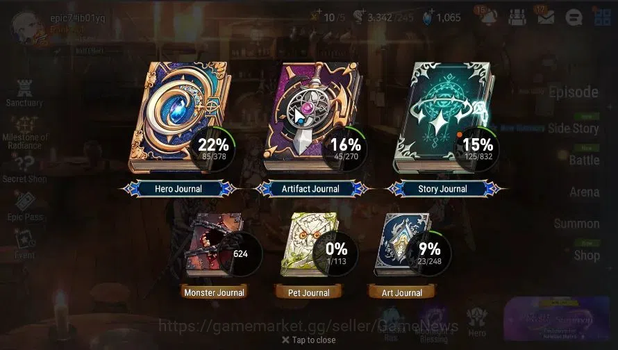 Epic Seven Accounts GLOBAL|UnVerif|6 ML(LOTScales,RoLight,Zio,BMHaste, image 3