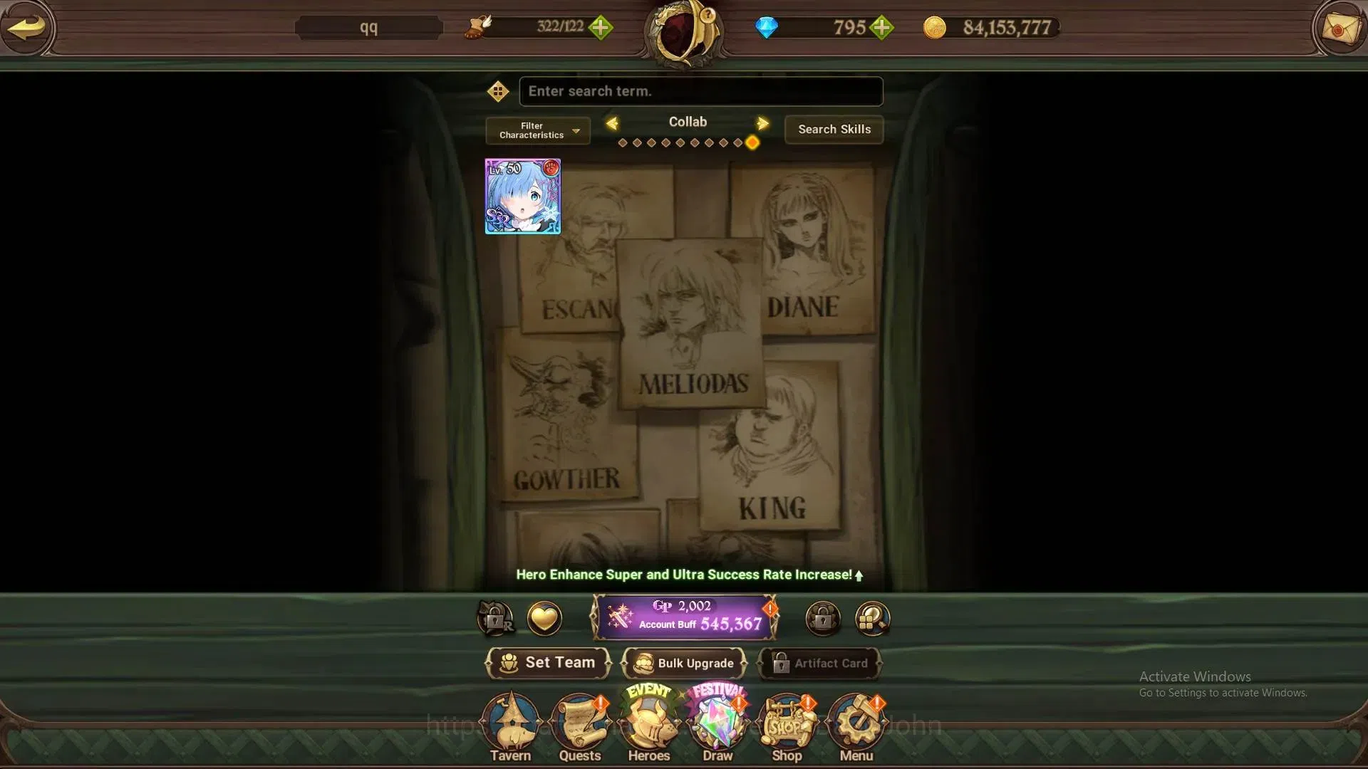 The Seven Deadly Sins: Grand Cross Accounts Global | 545,567 Power | 795 DM | LR Elizabeth 1/6 image 4