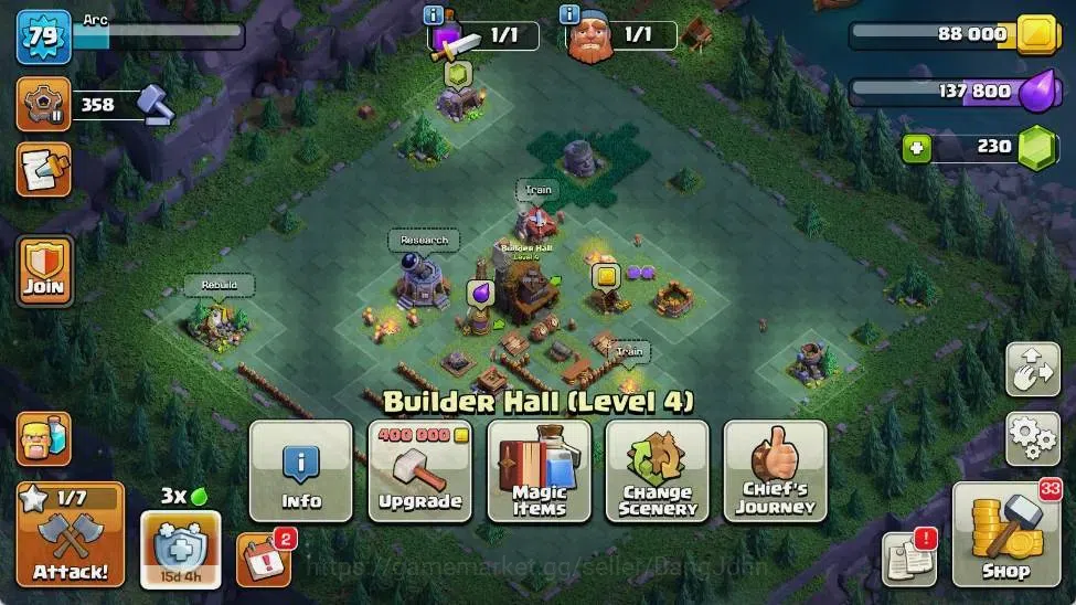 Clash of Clans Accounts Global | TH 16-BH 4 | LVL 79 | HH 8 | AQ 41 ,MP 16 image 14