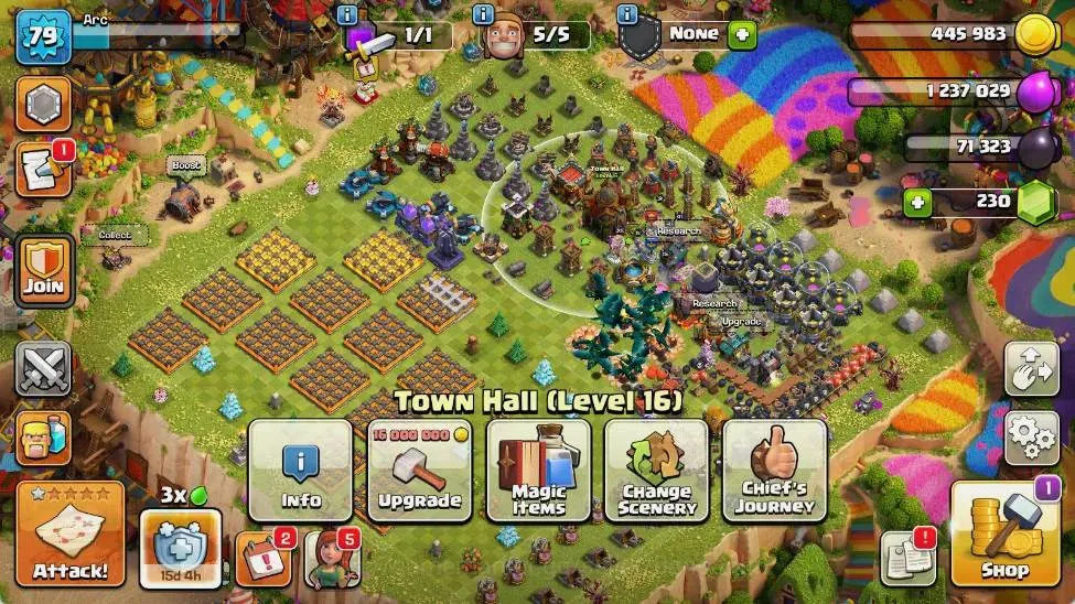 Clash of Clans Accounts Global | TH 16-BH 4 | LVL 79 | HH 8 | AQ 41 ,MP 16 image 2