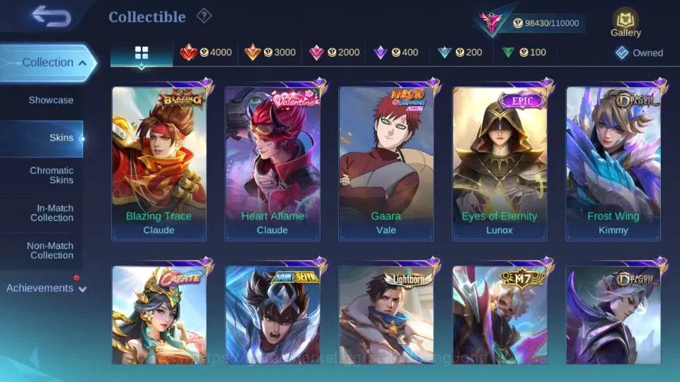 Mobile Legends: Bang Bang Accounts Global|Skin 308|Exalted|Aspirant Layla+Angela,PRIM image 14