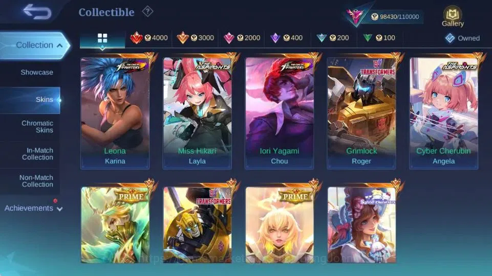 Mobile Legends: Bang Bang Accounts Global|Skin 308|Exalted|Aspirant Layla+Angela,PRIM image 5