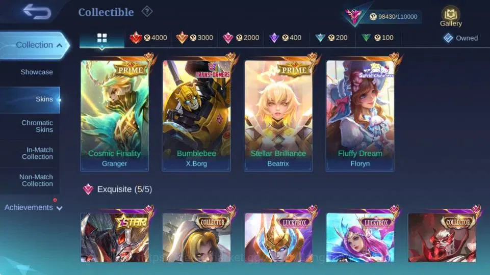 Mobile Legends: Bang Bang Accounts Global|Skin 308|Exalted|Aspirant Layla+Angela,PRIM image 6