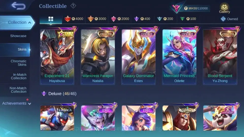 Mobile Legends: Bang Bang Accounts Global|Skin 308|Exalted|Aspirant Layla+Angela,PRIM image 7