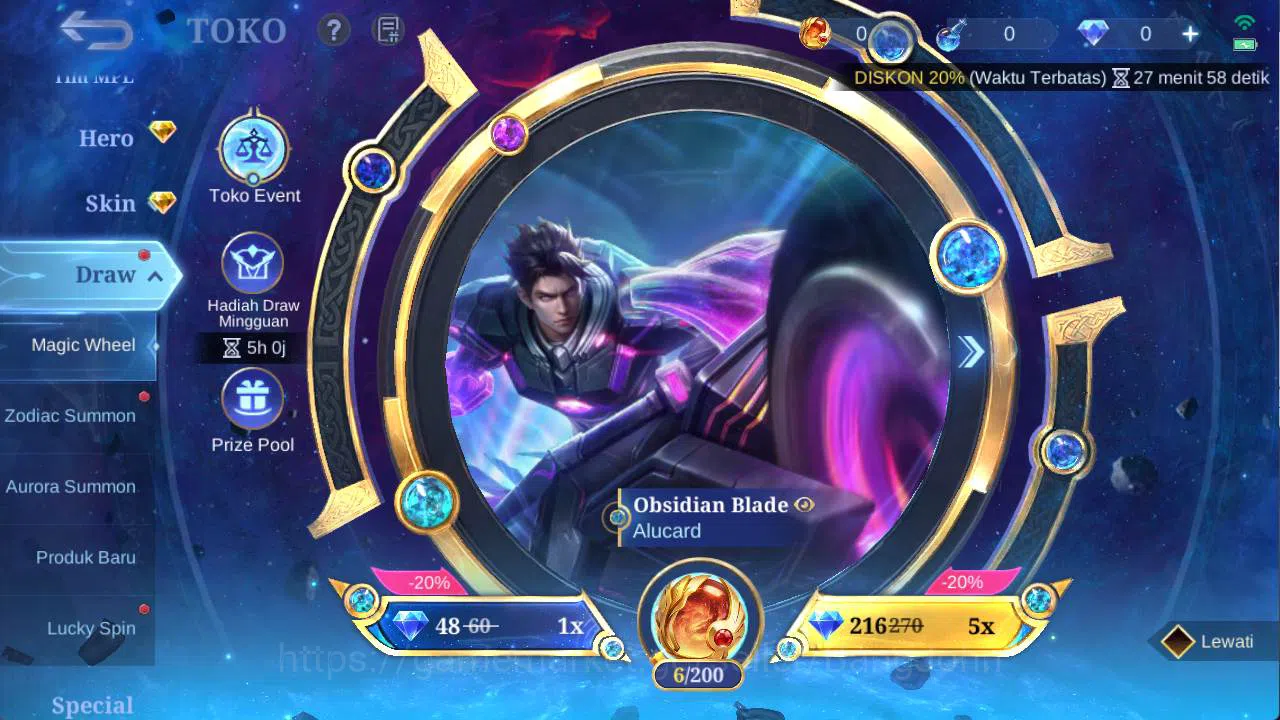 Mobile Legends: Bang Bang Accounts HERO 73, SKIN 126 lB karrie, saber cyclops, venom  image 13