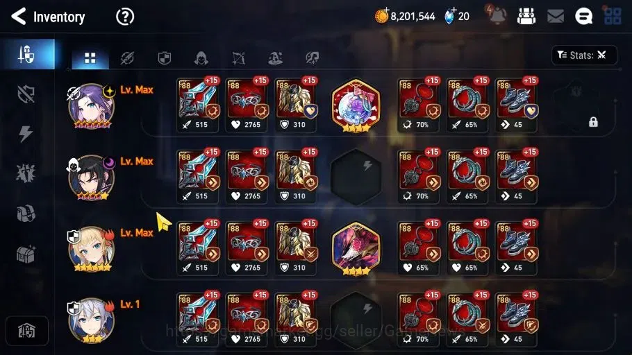 Epic Seven Accounts GLOBAL Unerif|3 ML(SP Politis,SOT Snow,S Taeyou)+T image 7