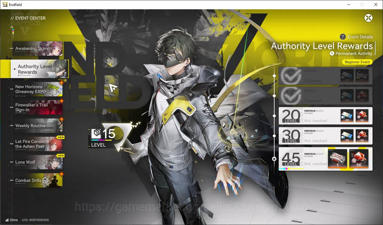 Arknights: Endfield Accounts Asia Lv15|2260 Arsenal|3SSR (Ardelia,Ember,Pograni image 4