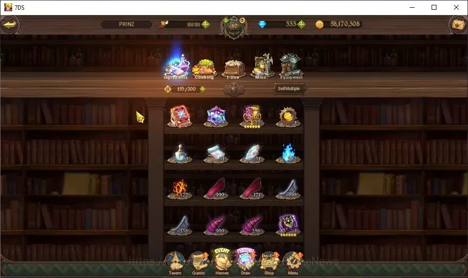 The Seven Deadly Sins: Grand Cross Accounts Global|3M CC|333 DM+62 LS|4 LR+8 UR|H Gowther,Lill image 15