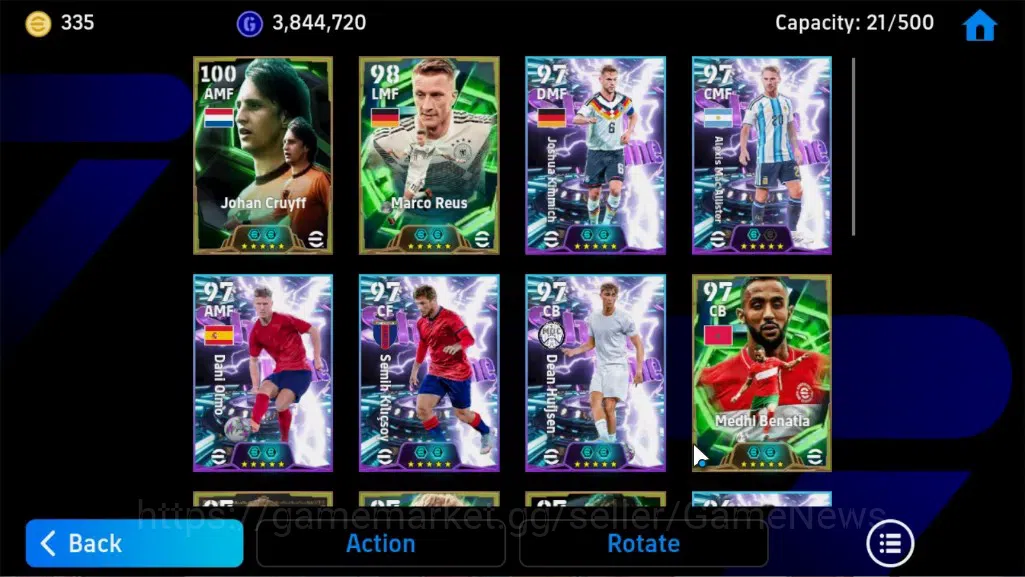 eFootball Accounts Android|Epic Johan Cruyff,Marco Reus,Edmilson,Oliv image 8