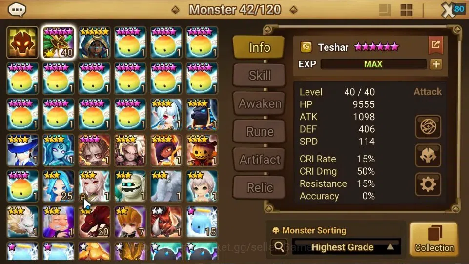 Summoners War: Sky Arena Accounts Starter ASIA|Lv 26|Ready Gacha|103 12 YSC + 160 11 YSC + 3 LAAS + 5 LS + 4 LDS + 121 MS |1 7