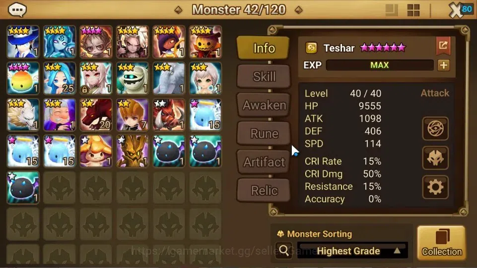 Summoners War: Sky Arena Accounts Starter ASIA|Lv 26|Ready Gacha|103 12 YSC + 160 11 YSC + 3 LAAS + 5 LS + 4 LDS + 121 MS |1 8