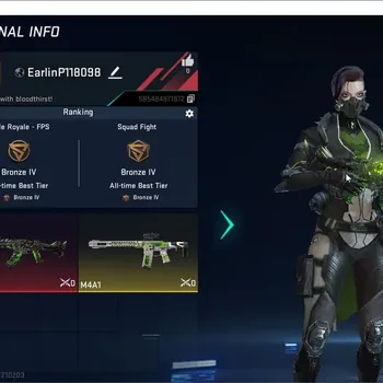 Blood Strike Accounts High-End ASIA |ETERNAL Galil-Noxdra Lv3|1 LEGENDARY Gun|3 LEGENDARY Items|150 Eternal