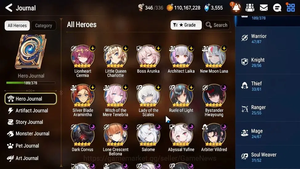 Epic Seven Accounts GLOBAL Unverif|19 ML(Salome,BArunka,LOTScales,NM L image 6