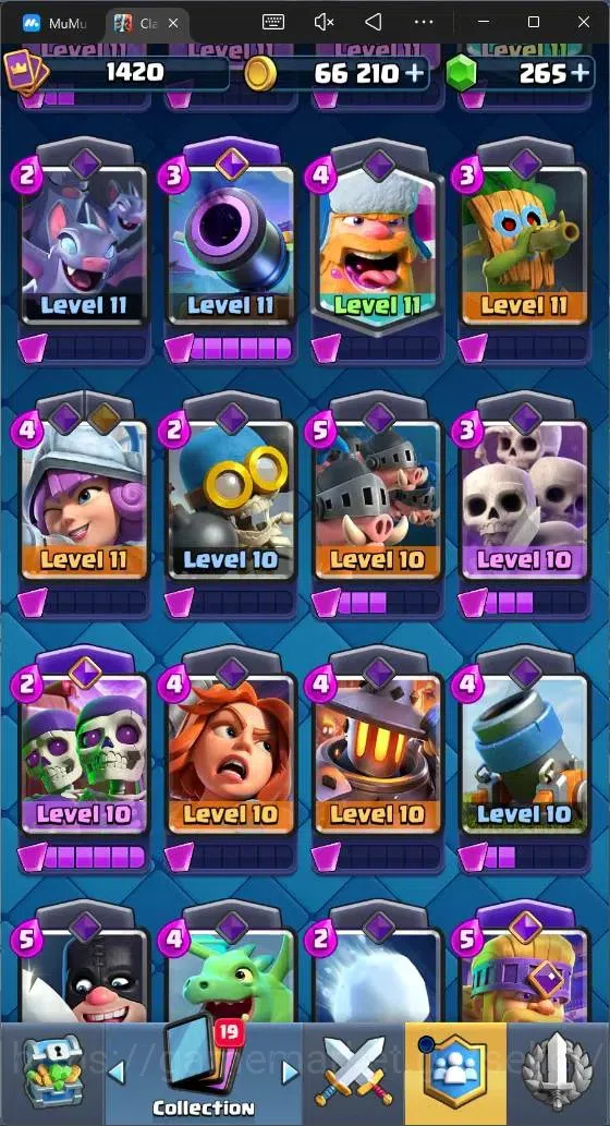 Clash Royale Accounts Mobile |CL 1420|KTL 13|Trophy 9533|121 Card|1 Max| image 10