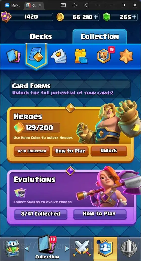 Clash Royale Accounts Mobile |CL 1420|KTL 13|Trophy 9533|121 Card|1 Max| image 14