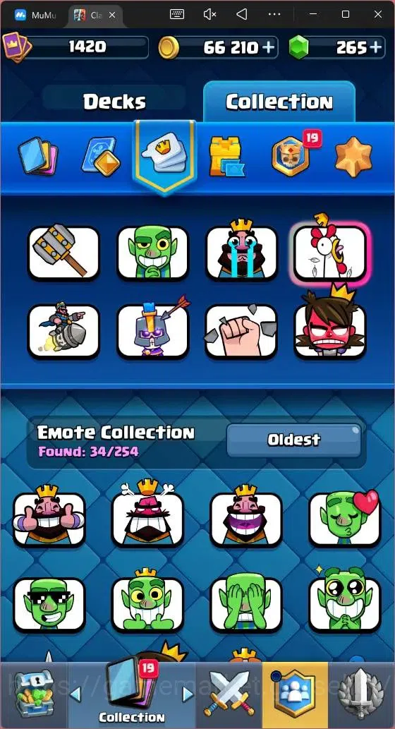 Clash Royale Accounts Mobile |CL 1420|KTL 13|Trophy 9533|121 Card|1 Max| image 16