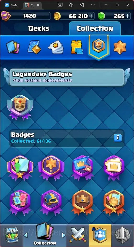 Clash Royale Accounts Mobile |CL 1420|KTL 13|Trophy 9533|121 Card|1 Max| image 19