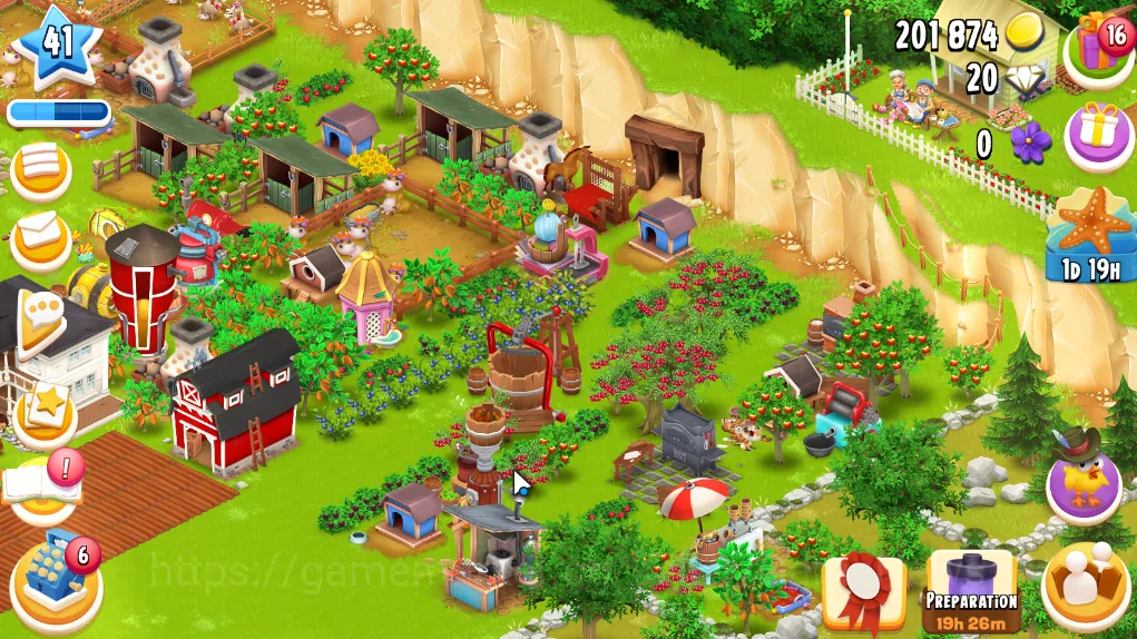 Hay Day Accounts Level 41 | Barn Storage 1050 + Silo Storage 625 | 201k Coins, 20 Diamonds |CN ON|Log Supercell ID|Take 2
