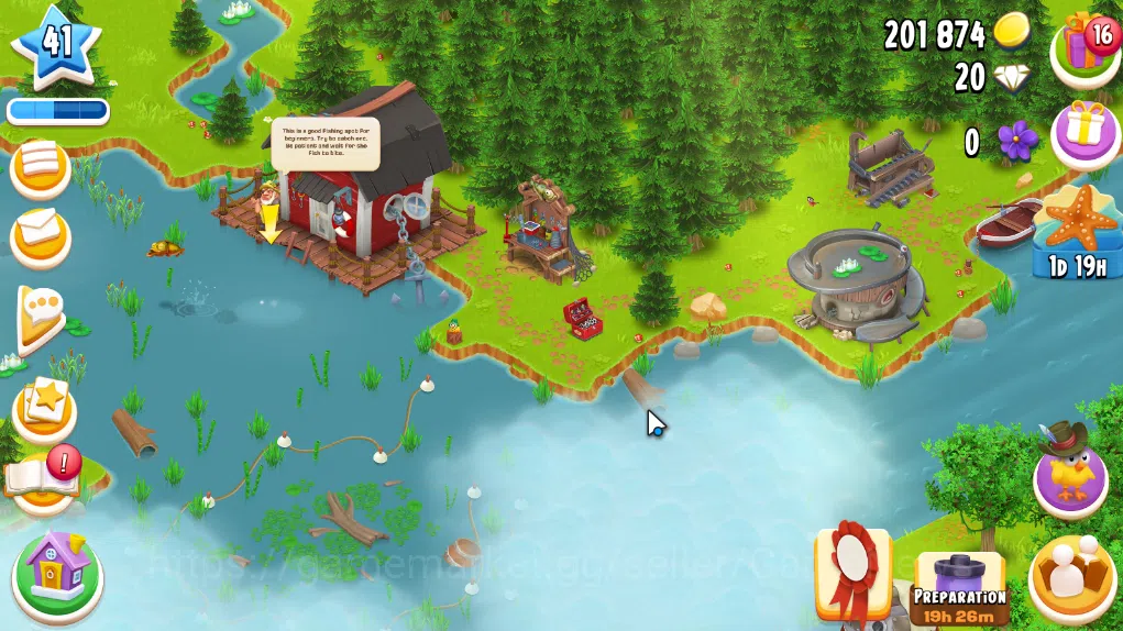 Hay Day Accounts Level 41 | Barn Storage 1050 + Silo Storage 625 | 201k Coins, 20 Diamonds |CN ON|Log Supercell ID|Take 5