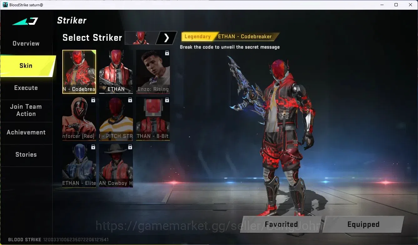 Blood Strike Accounts ASIA | 1 ETERNAL: Uzi-Star Chaser |1 Ultra Gun | 6 image 12