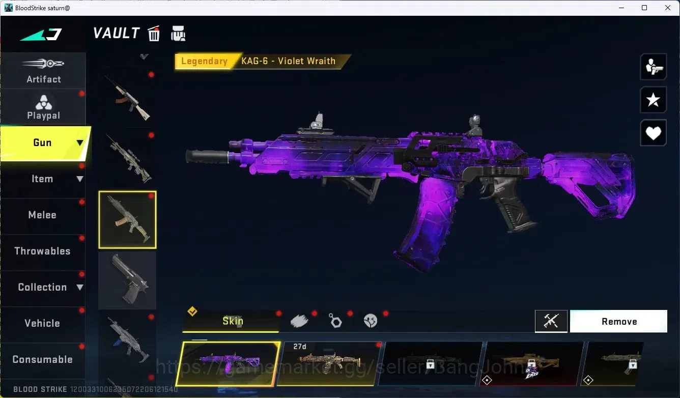 Blood Strike Accounts ASIA | 1 ETERNAL: Uzi-Star Chaser |1 Ultra Gun | 6 image 6