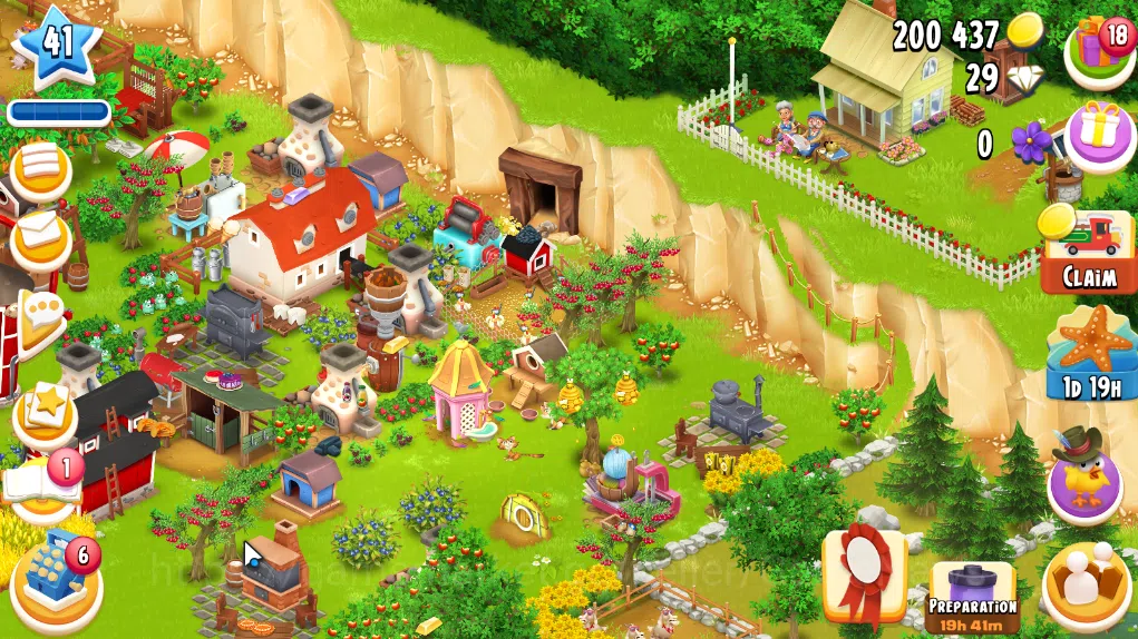 Hay Day Accounts Level 41 | Barn Storage 1050 + Silo Storage 625 | 200k Coins, 29 Diamonds |CN ON|Log Supercell ID|Take 2
