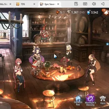 Epic Seven Accounts High-End Global|5ML (Conq. Lilias, L. Cermia, M.A. Ken, Rhianna+Luciella, Abyss Fumyr)|PoH+Bless ON|150