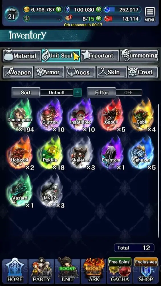 Last Cloudia Accounts GLOBAL|Rank 21|100K Crystal|Top Tier Unit [A Rolan image 11