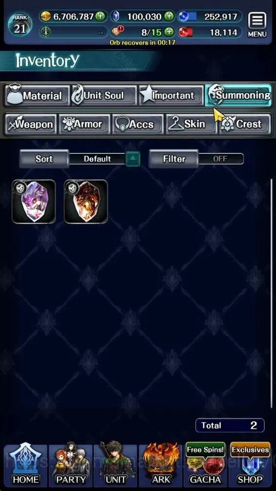 Last Cloudia Accounts GLOBAL|Rank 21|100K Crystal|Top Tier Unit [A Rolan image 13