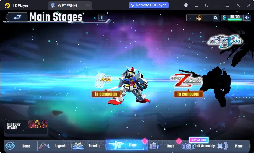 SD Gundam G Generation ETERNAL Accounts Global Rank 1 | FreshStory | 100+K Diamond, Selector Banner On, 8Gundam SSR+ 2Supp 4