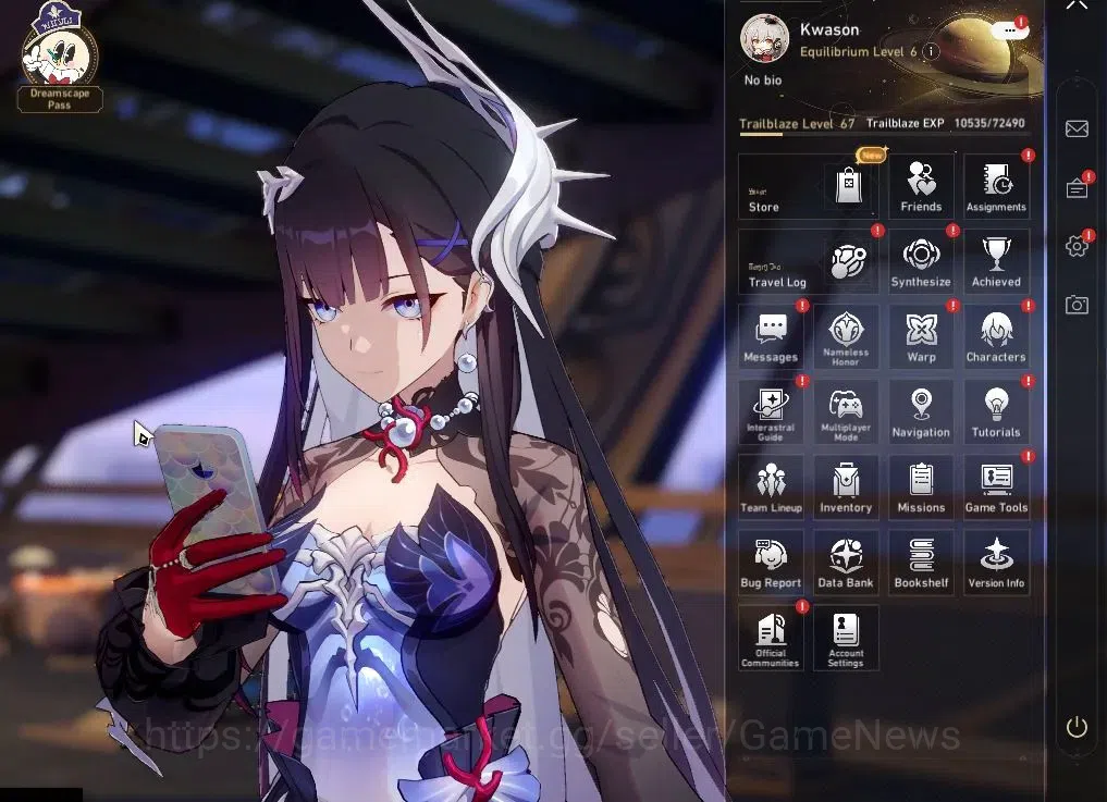 Honkai Star Rail Accounts Asia|TL 67|DoT Prem|13 Limited|[Kafka,Black Swan,H image 1