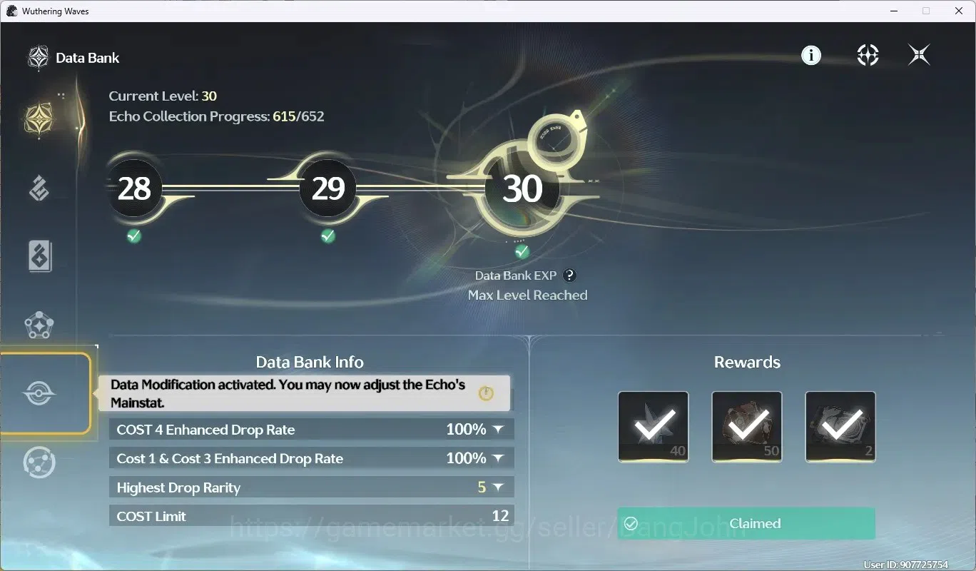 Wuthering Waves Accounts SEA|UL 52|Rank6|2 Char Limited [Lucy RC6]+Sign, Re image 20