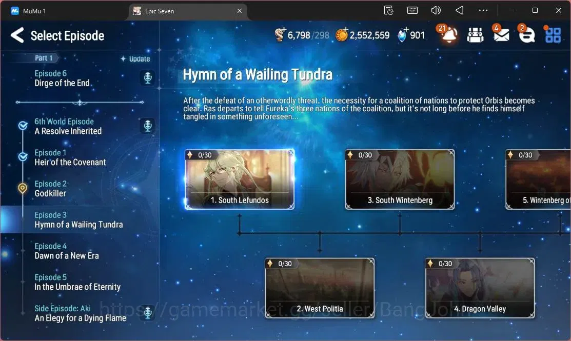 Epic Seven Accounts Global Unverif |9 ML(E Ilynav,RnL,H Lua,Zio,SP Pol image 11
