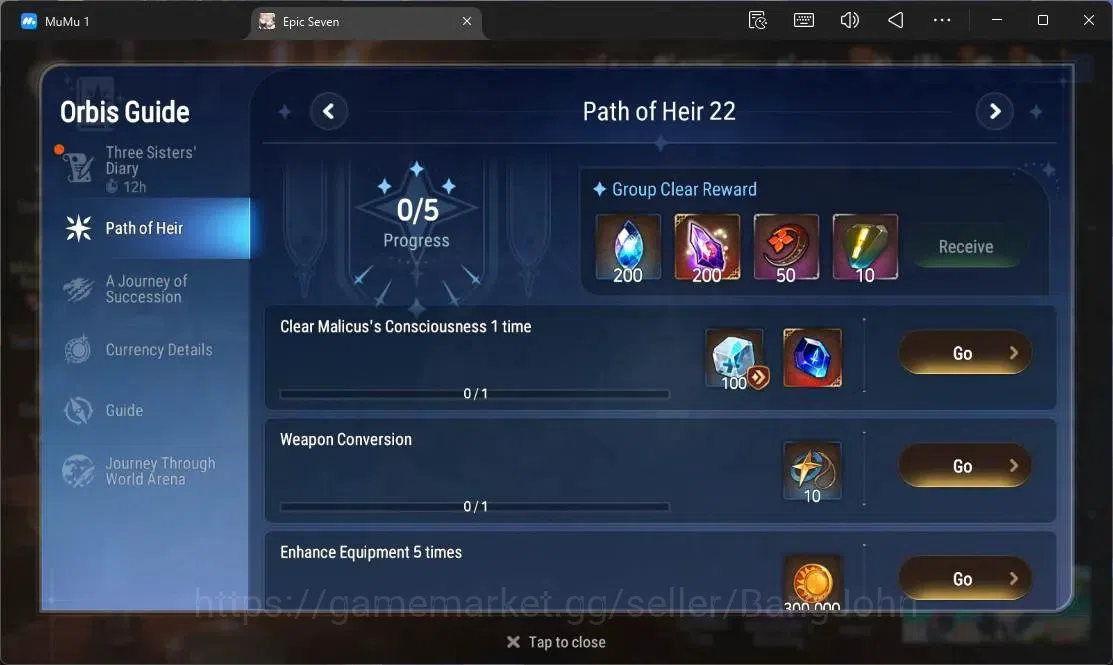 Epic Seven Accounts Global Unverif |9 ML(E Ilynav,RnL,H Lua,Zio,SP Pol image 12
