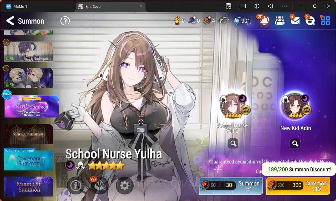 Epic Seven Accounts Global Unverif |9 ML(E Ilynav,RnL,H Lua,Zio,SP Pol image 16