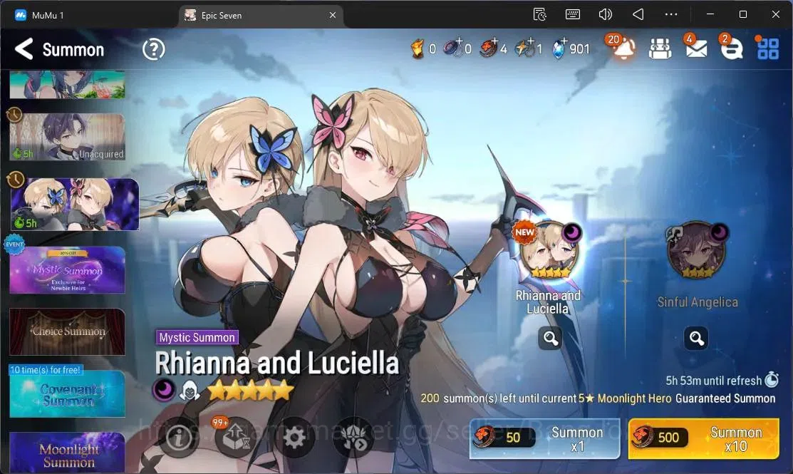 Epic Seven Accounts Global Unverif |9 ML(E Ilynav,RnL,H Lua,Zio,SP Pol image 17