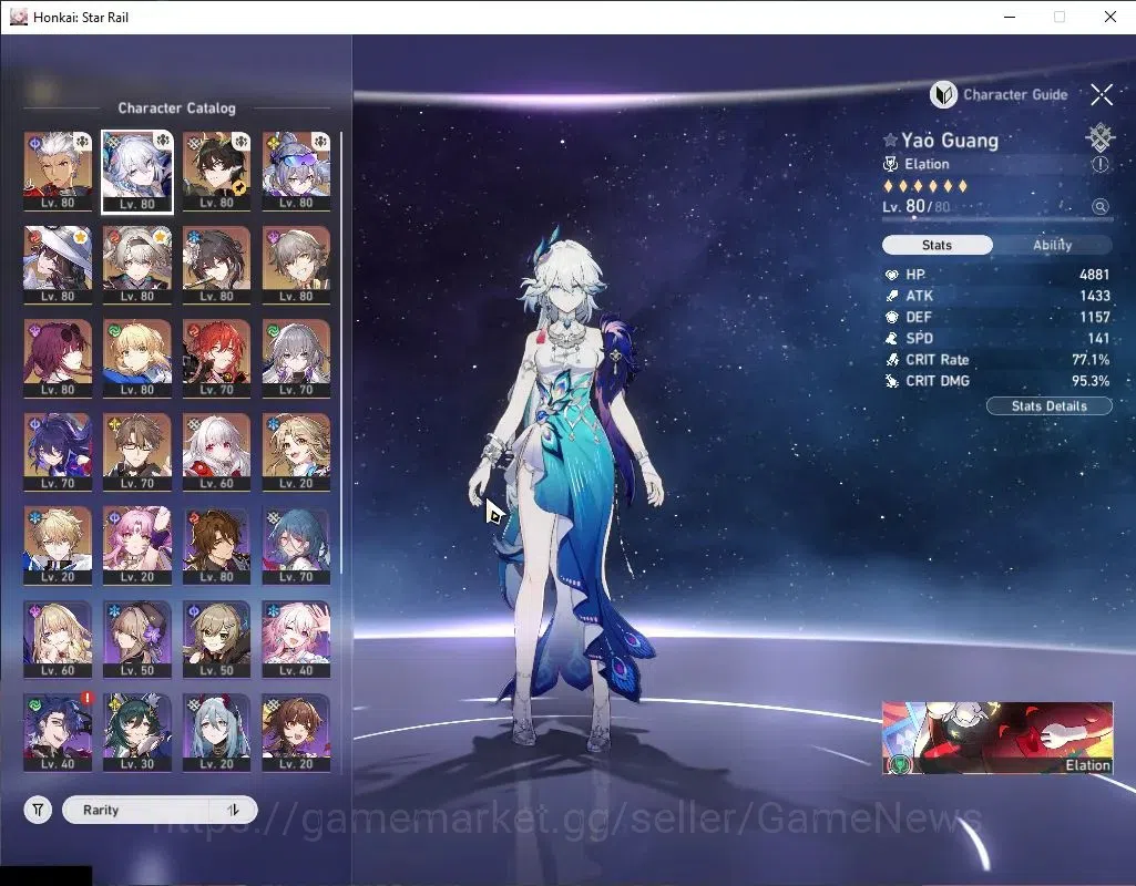 Honkai Star Rail Accounts Asia|TL 69|9 Limited|SW999,Yao Guang,Firefly,Arche image 4
