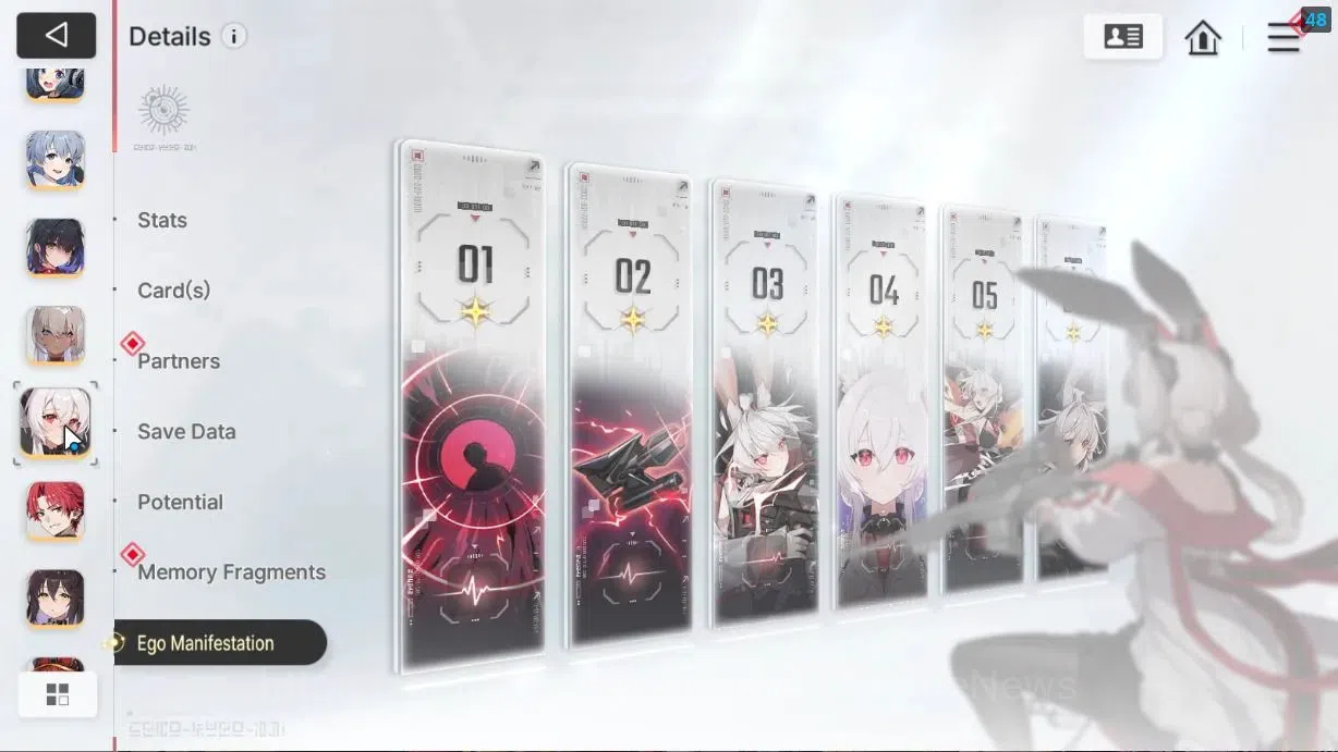 Chaos Zero Nightmare Accounts GLOBAL Lv53|11 SSR[HeidemariM1,DianaM1,Narja,Nine, image 10