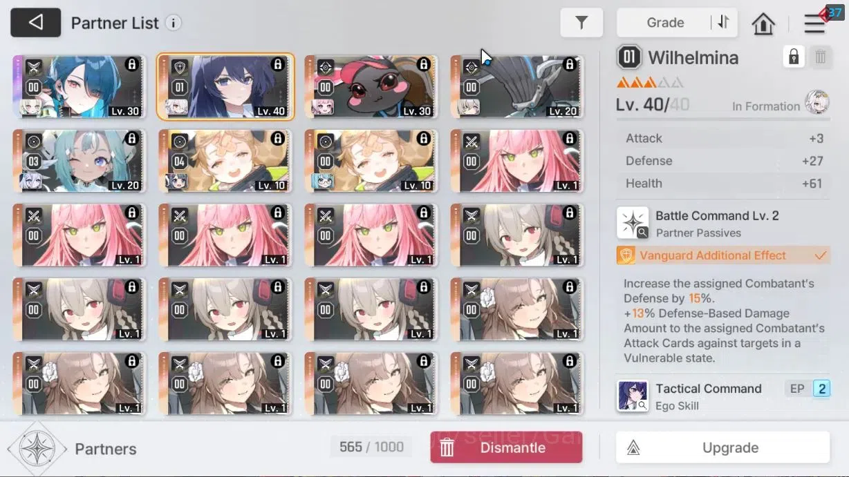 Chaos Zero Nightmare Accounts GLOBAL Lv53|11 SSR[HeidemariM1,DianaM1,Narja,Nine, image 12