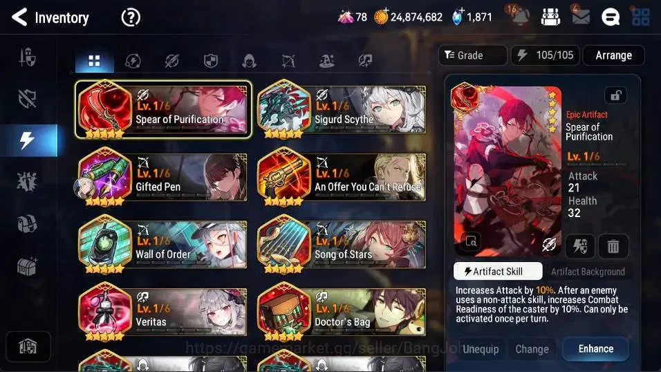 Epic Seven Accounts Global Unverif|New Era|4 ML[NM Luna,Harsetti,B Hwa image 11