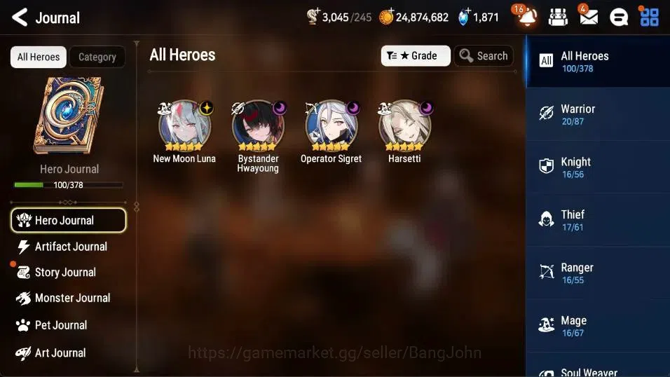 Epic Seven Accounts Global Unverif|New Era|4 ML[NM Luna,Harsetti,B Hwa image 6