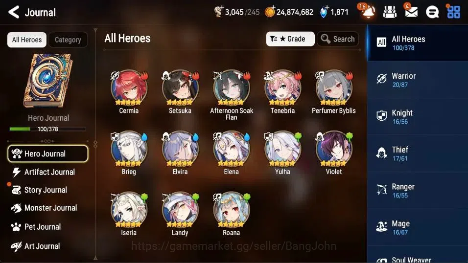 Epic Seven Accounts Global Unverif|New Era|4 ML[NM Luna,Harsetti,B Hwa image 7